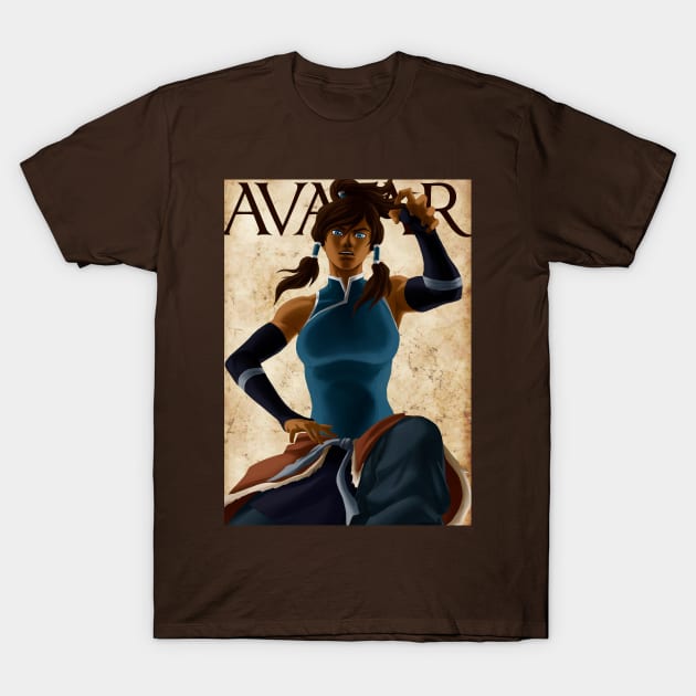 Avatar Korra T-Shirt by mcashe_art